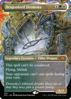 Dragonlord Dromoka - Foil Extended Art 2X2 LP MTG - Image 1