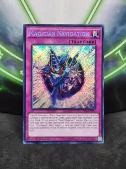 Yugioh Magician Navigation TDIL-EN071 Secret Rare 1st Edition NM - Image 1