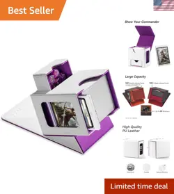 Card Deck Box for MTG Commander - Patented Design, Commander Display, Fits 10... - Image 1