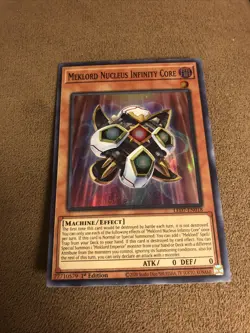 Yugioh!(NEW)Nucleus Infinity Core - LED7-EN018 - Super Rare -1st Edition - Image 1