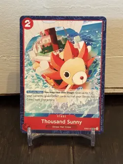 Thousand Sunny EB02-009 C Anime 25th Collection One Piece NM 000173 - Image 1