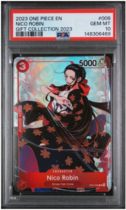 One Piece Nico Robin (Gift Collection 2023) ST01-008 PSA 10 - Image 1