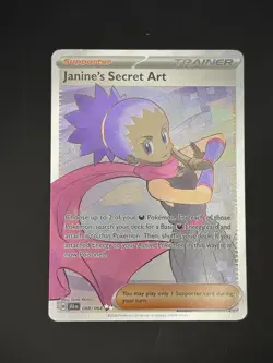 Pokemon TCG Janine's Secret Art Full Art Ultra Rare Card 088/064 Shrouded Fable - Image 3