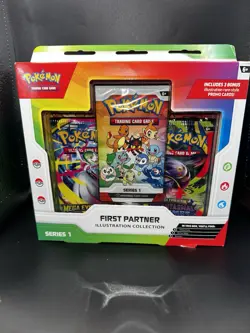Pokemon TCG First Partner Illustration Collection Series 1 New Sealed - Image 1