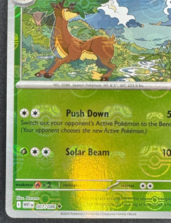 SAWSBUCK 007/086 NM UNCOMMON MASTER BALL PATTERN WHITE FLARE POKEMON 2025 - Image 5