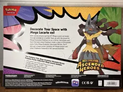 Pokemon TCG Ascended Heroes Mega Lucario Premium Poster Collection - Image 2