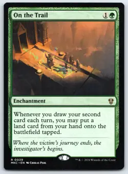 On the Trail - Commander Murders at Karlov Manor - MTG - Magic - Near Mint - Image 1