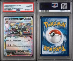 2025 Pokemon Umbreon ex - (Prismatic Evolutions Stamp) 060/131 PSA 10 - Image 3