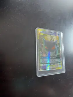 Gengar & Mimikyu GX Pokemon Sun & Moon TAG TEAM 53/181 (2019) Played - Image 2