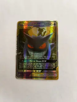 Gengar & Mimikyu GX Pokemon Sun & Moon TAG TEAM 53/181 (2019) Played - Image 5