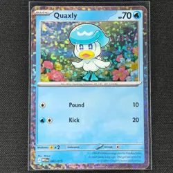 Quaxly - 003/015 - Confetti Holo - McDonald's Promos 2023 -Pokemon Card - LP - Image 1