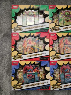 Pokemon TCG Ascended Heroes EX Boxes - Feraligatr, Emboar, Meganium - NEW SEALED - Image 3