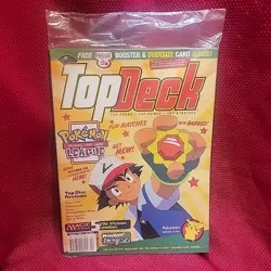 TOP DECK MAGAZINE VOL 2 #2 Pokemon Fossil Pack Pikachu Promo Card NOS VTG MTG - Image 1