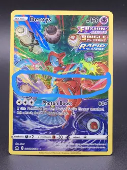 NM 2023 Pokemon Crown Zenith: Galarian Gallery Deoxys #GG12/GG70 Ink Error - Image 3