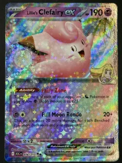 Lillie's Clefairy ex 076/217 Double Rare Ascended Heroes Pokemon - Image 1