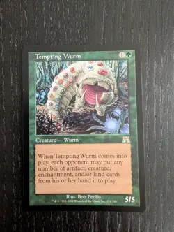 MtG Tempting Wurm - NM- Onslaught - Image 1