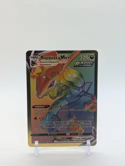 Pokemon🔥RAYQUAZA VMAX 217/203🔥GOLD FOIL Custom Card🔥Rainbow🔥Evolving Skies🔥 - Image 1