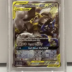 Lucario & Melmetal Tag Team GX SM192 Pokemon Promo Sun & Moon PSA 9 - Image 2