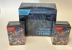 NEW Pokemon ETB Elite Trainer Box Phantasmal Flames + 2 Booster Bundles Pokemon - Image 3