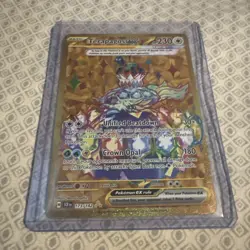 Pokemon Terapagos ex Stellar Crown Hyper Rare Holo 173/142 HP230 Crown Opal - Image 1