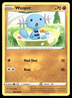 2020 Sword & Shield - Vivid Voltage Wooper Basic/Common #83 - Image 1