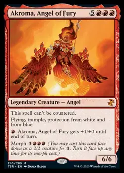 Akroma, Angel of Fury [Time Spiral Remastered] Magic MTG - Image 1