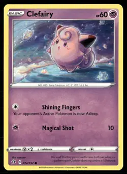 2020 Sword & Shield - Rebel Clash Clefairy Basic/Common #74 - Image 1