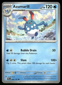 2023 Scarlet & Violet Series - Paldea Evolved Azumarill Uncommon #45 - Image 1