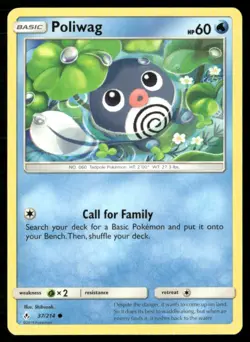 2019 Sun & Moon - Unbroken Bonds Poliwag Basic/Common #37 - Image 1