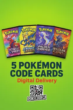 5x Pokemon TCG Live Online Code Cards – Code Sent Same Day | Fast Delivery - Image 1
