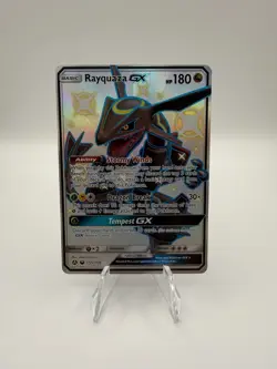 Pokemon Rayquaza GX 177A/168 Full Art Promo Holo 180 HP - Image 1