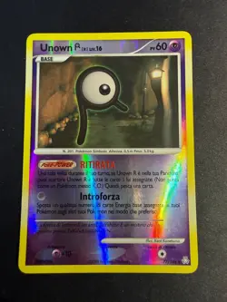 Unown R - 77/146 - DPBP#246 - Reverse Holo - ITA italian Pokemon card - Image 1