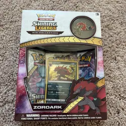 Shining Legends Zoroark Pin Collection Box [Sealed] - Pokemon TCG - Image 1