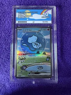 Pokemon TCG Shiny Treasure EX Mew EX 327/190 ACE 10 Gem Mint - Image 1