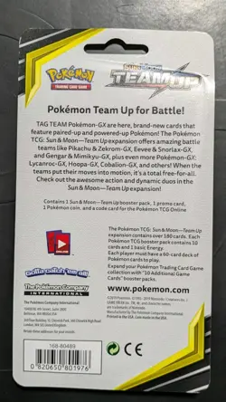 Pokemon TCG Sun & Moon Team Up Blister Pack SM162 Pikachu Promo Sealed - Image 2