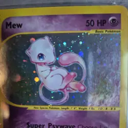 2002 Pokemon expedition Mew #19 Holo PSA 7 - Image 4