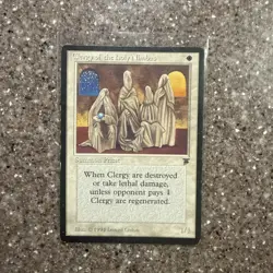 Clergy of the Holy Nimbus Legends Mtg LP/MP Magic The Gathering - Image 1