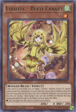 Lyrilusc - Beryl Canary LED8-EN035 1st ED Yu-Gi-Oh! - Image 1