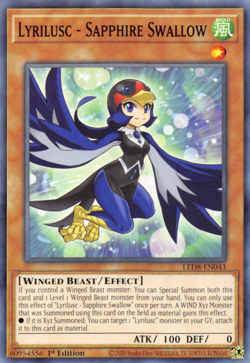 Lyrilusc - Sapphire Swallow LED8-EN043 1st ED Yu-Gi-Oh! - Image 1
