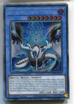 Yu-Gi-Oh! Ame no Habakiri no Mitsurugi Secret Rare L26D-DEM10 - Image 1