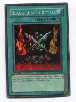 Yu-Gi-Oh! Near Mint Black Luster Ritual 1st ed englisch Super Rare SYE-025 NM - Image 1