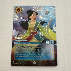 Disney Lorcana Fabled Enchanted Mulan Considerate Diplomat - Image 1