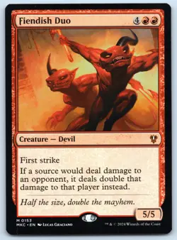 Fiendish Duo - Commander Murders at Karlov Manor - MTG - Magic - Near Mint - Image 1