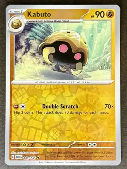 Kabuto 140/165 Reverse Holo Scarlet & Violet 151 Pokemon Card NM - Image 1