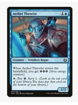 MTG Aether Theorist #37 Kaladesh (KLD) Near Mint NM in Protective Sleeve - Image 1