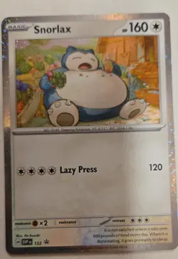 Snorlax 122 Sv: Scarlet & Violet Promo Cards Holo - Image 1