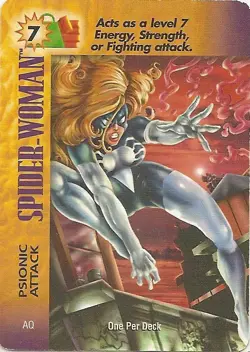 ONE! 1995 Marvel OverPower PowerSurge Expansion 9 Card Booster PACK ONLY! - Image 2