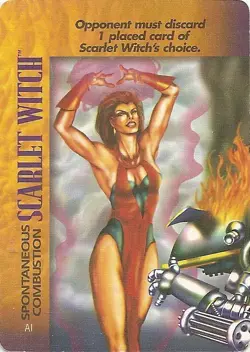 ONE! 1995 Marvel OverPower PowerSurge Expansion 9 Card Booster PACK ONLY! - Image 5