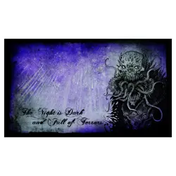 The Night is Dark and Full of Terrors Neoprene Card Game Plat Mat LGNPLM060 - Image 1