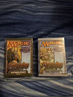 magic the gathering Mercadian Tidal And Deepwood Menace Decks - Image 1